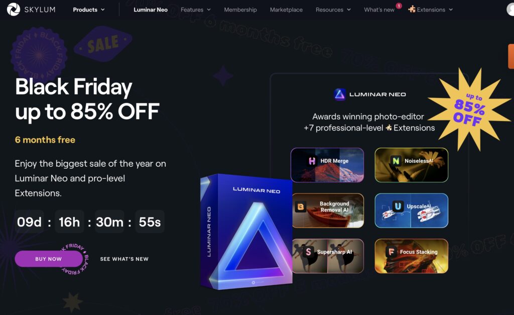 SKYLUM Luminar Neo – 85% OFF! Plus 6 months FREE! – AYM 4 Training ...